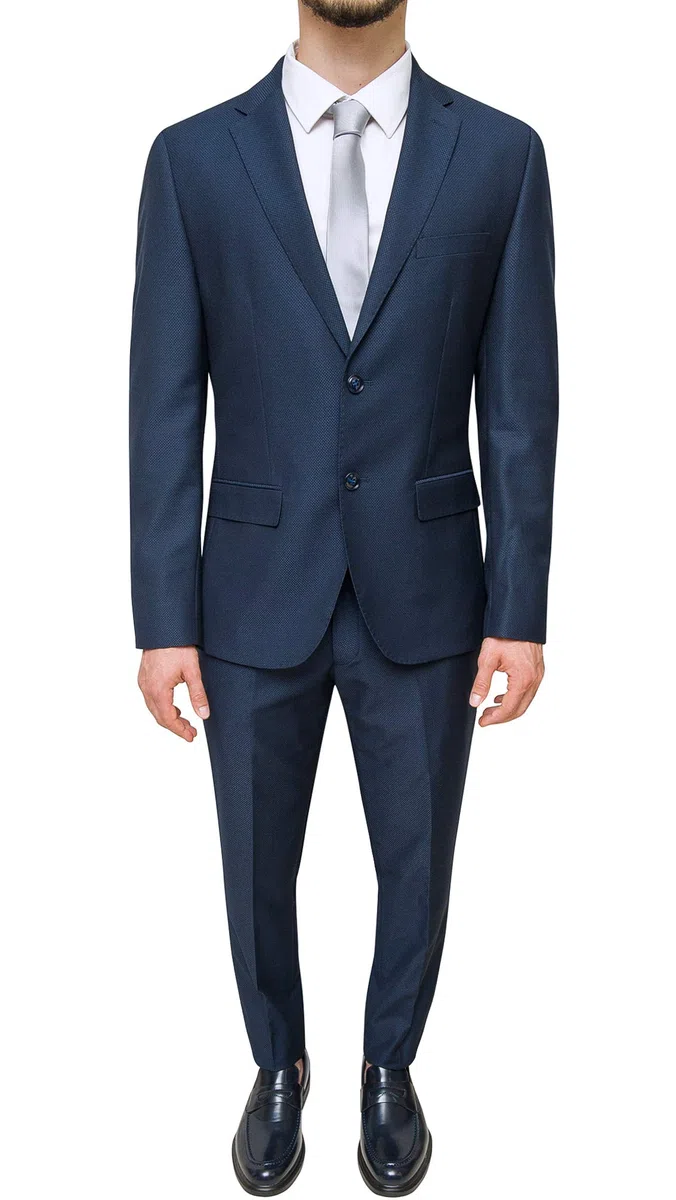 Abito Completo Uomo Sartoriale Smoking Vestito Elegante Formale Cerimonia