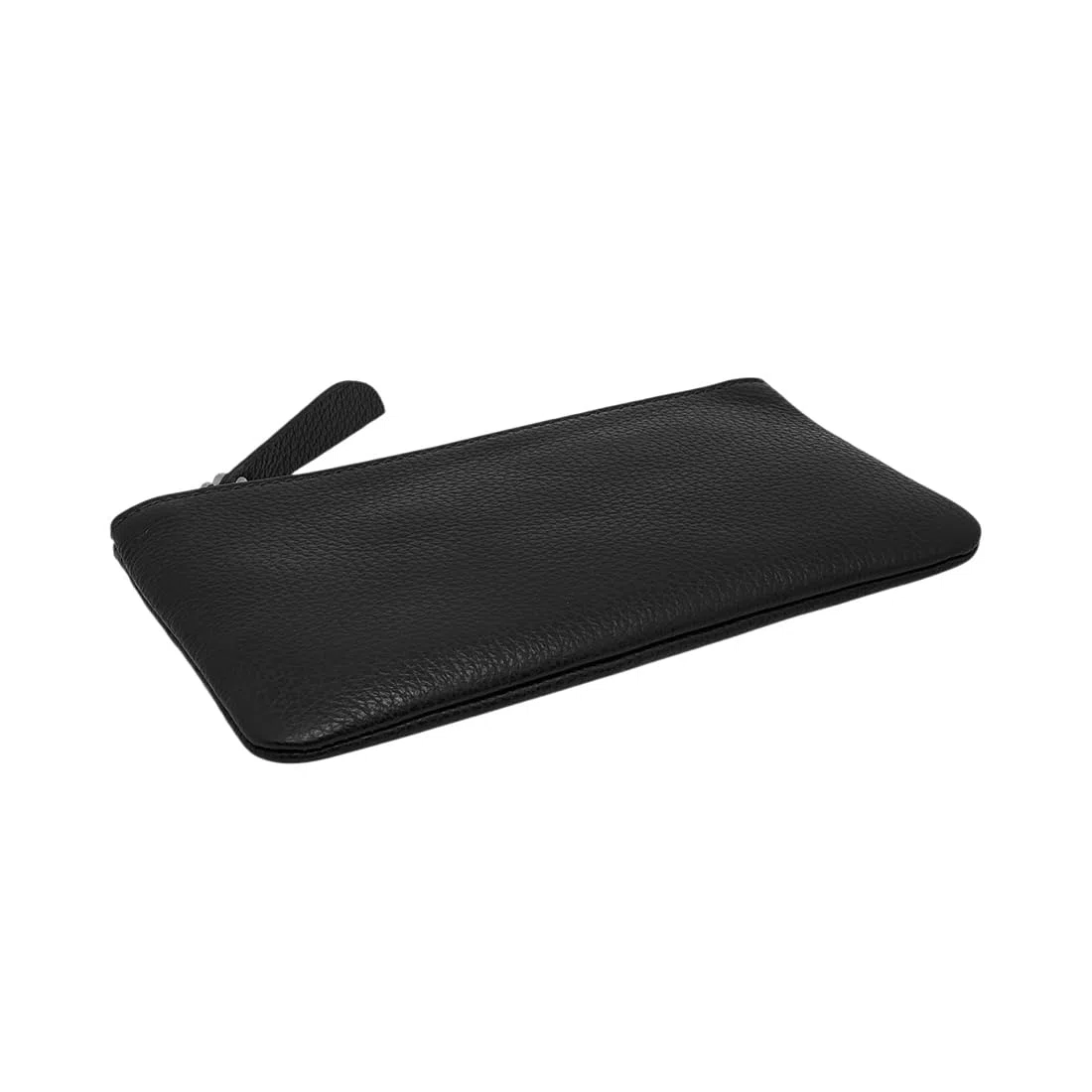 FAST WORLD SHOPPING Pochette Vera Pelle Unisex, Borsello a Mano Uomo Donna, Bustina Versatile, Borsellino per Trucco, Astuccio Porta Penne e Matite, Custodia Make-Up e Accessori