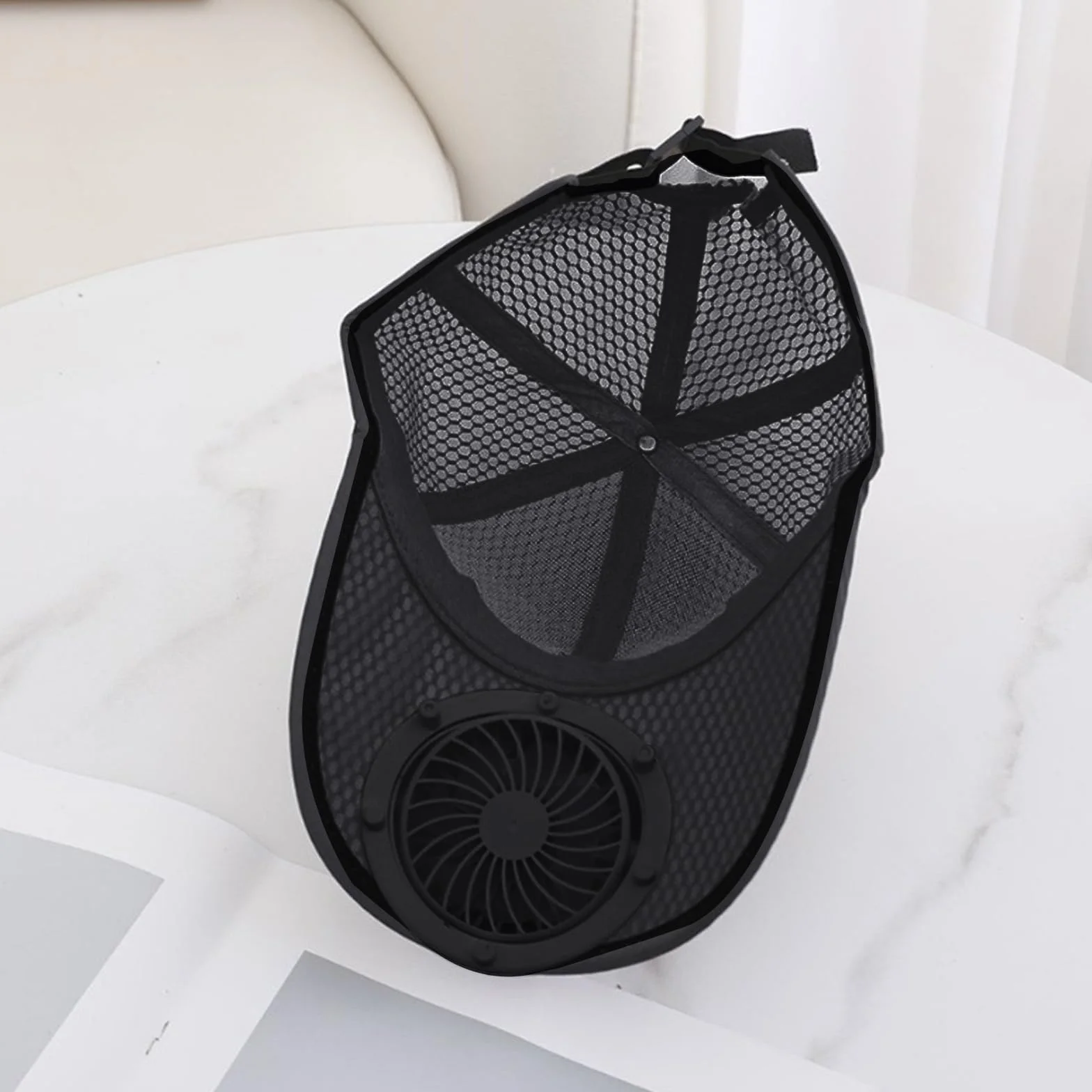 TINAYAUE Cappellino da baseball con ventilatore (solare + USB) + display + 3 velocità | Cappello visiera robusto | Maglia traspirante & stile berretto classico per esterno