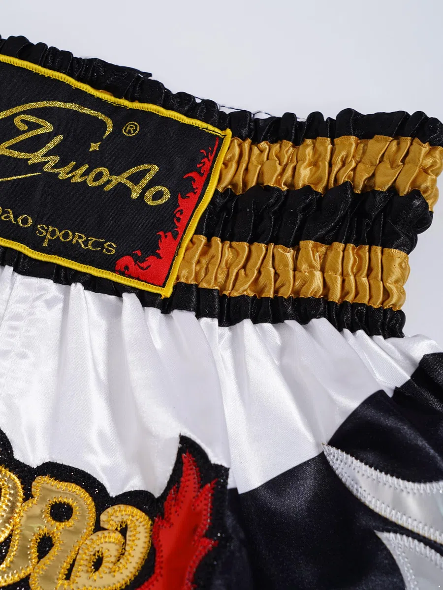 Runhomal Pantaloncini da boxe da combattimento, da ragazzo, MMA, Kic-Boxing, fitness, allenamento con combattimento, sport, kick boxe, allenamento Grappling Muay Thai