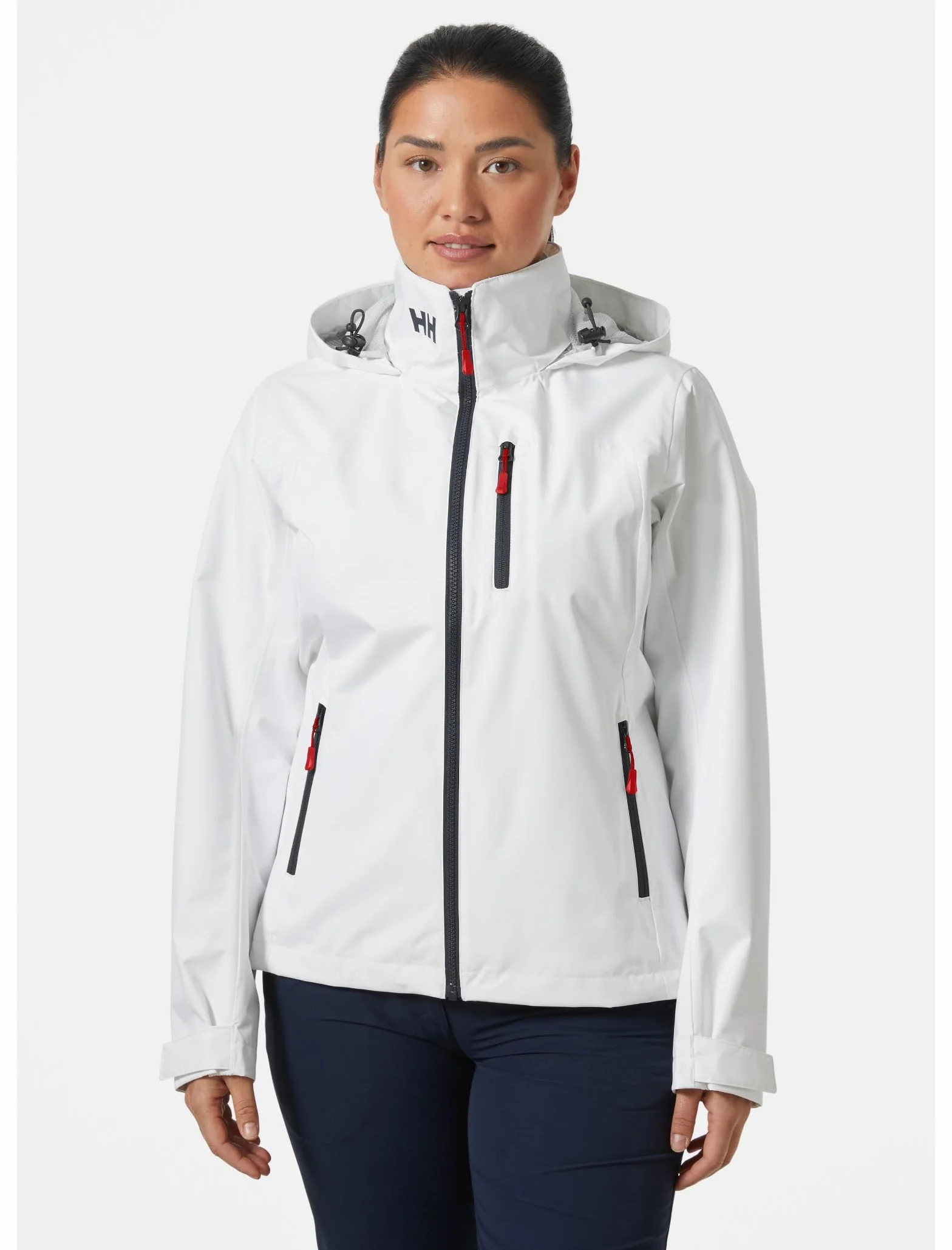 Helly Hansen Giacca Donna Crew con Cappuccio – Giacca da vela impermeabile e antivento