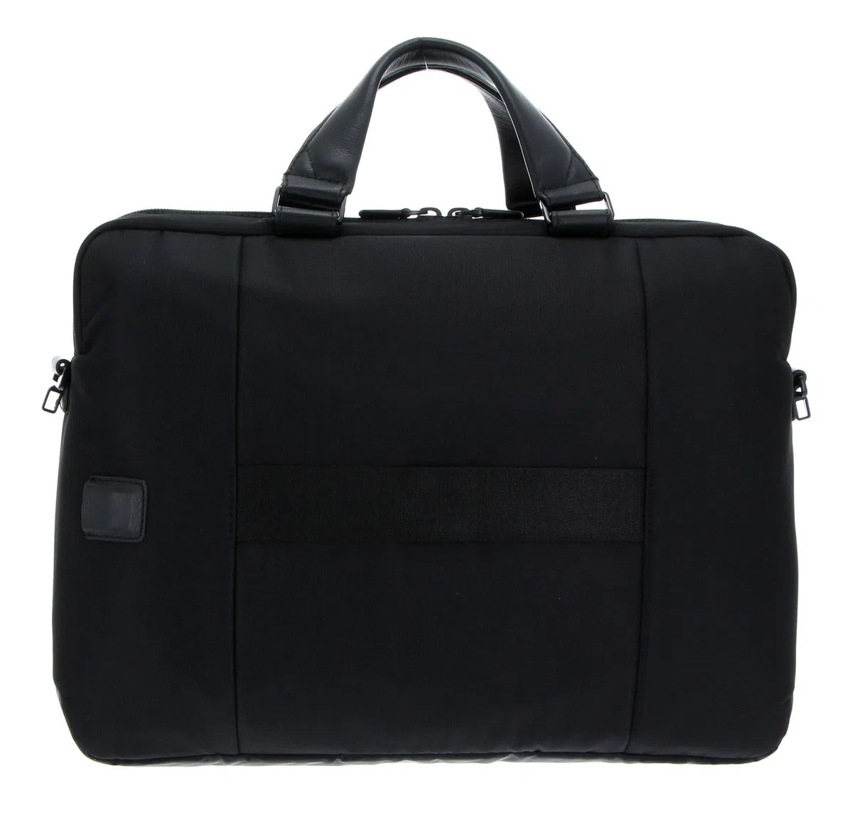 PIQUADRO Pulse Cartella organizer a due manici porta PC, Tessuto, Chevron/Nero, 15.6" a due scomparti