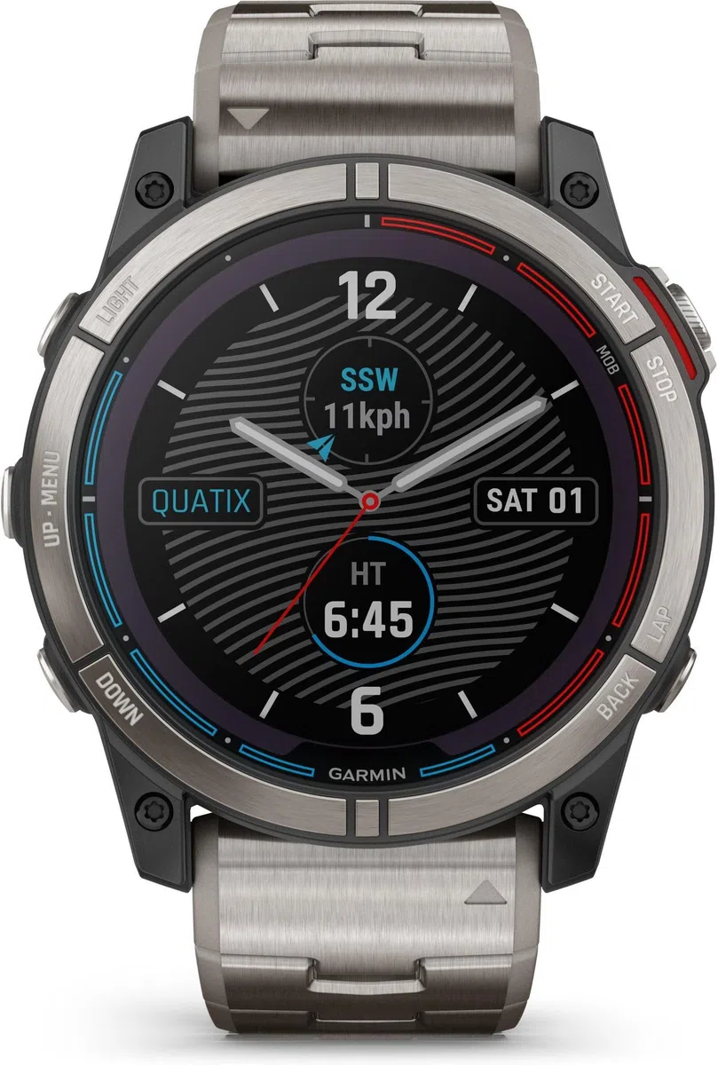 Garmin - Smartwatch - Unissex - Quatix® 7X Sapphire Solar Titan - 010-02541-61
