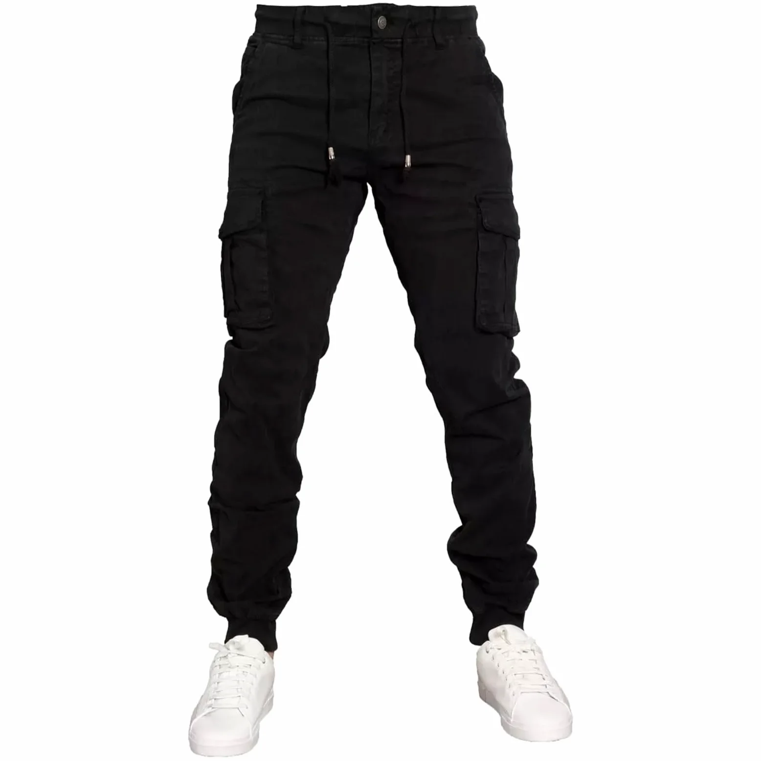 Toocool Pantaloni Uomo Cargo Militari tasconi Laterali Casual Cotone G6538