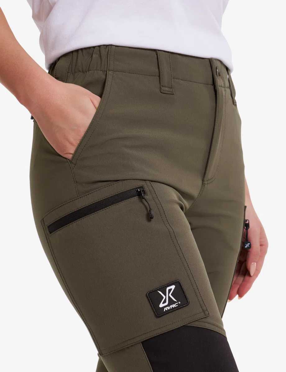 RevolutionRace Nordwand Stretch High-Waist Pantaloni Outdoor da Donna, Pantaloni per L'escursionismo e Attivitá all'Aria Aperta, da Trekking e da Lavaro, Robusti e Resistenti