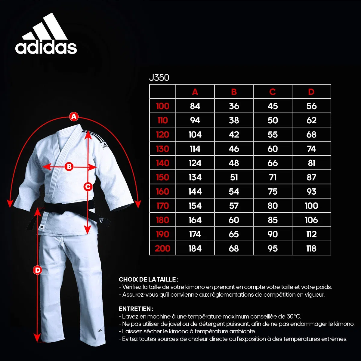 Adidas Anzug Judo Uniform Club- Kimono da Judo