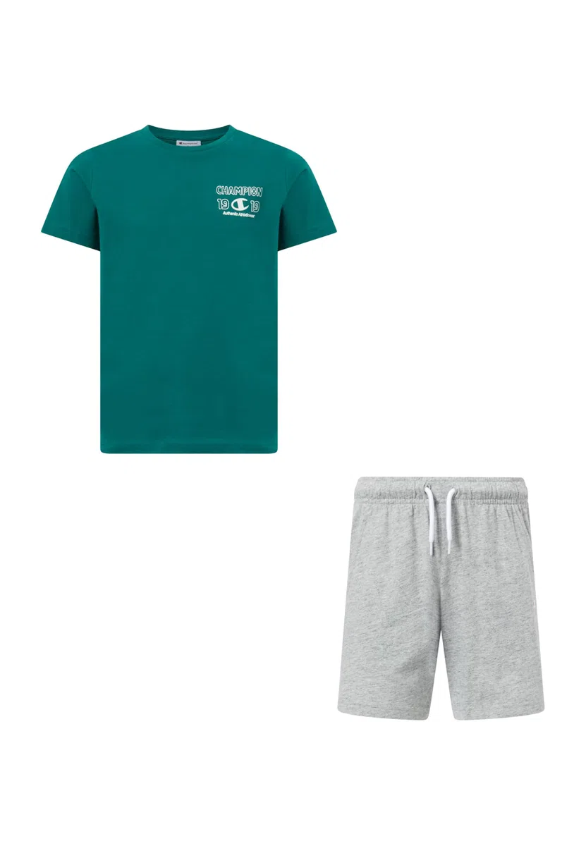 Champion Boy-Graphic Set with Logo Bambini e Ragazzi