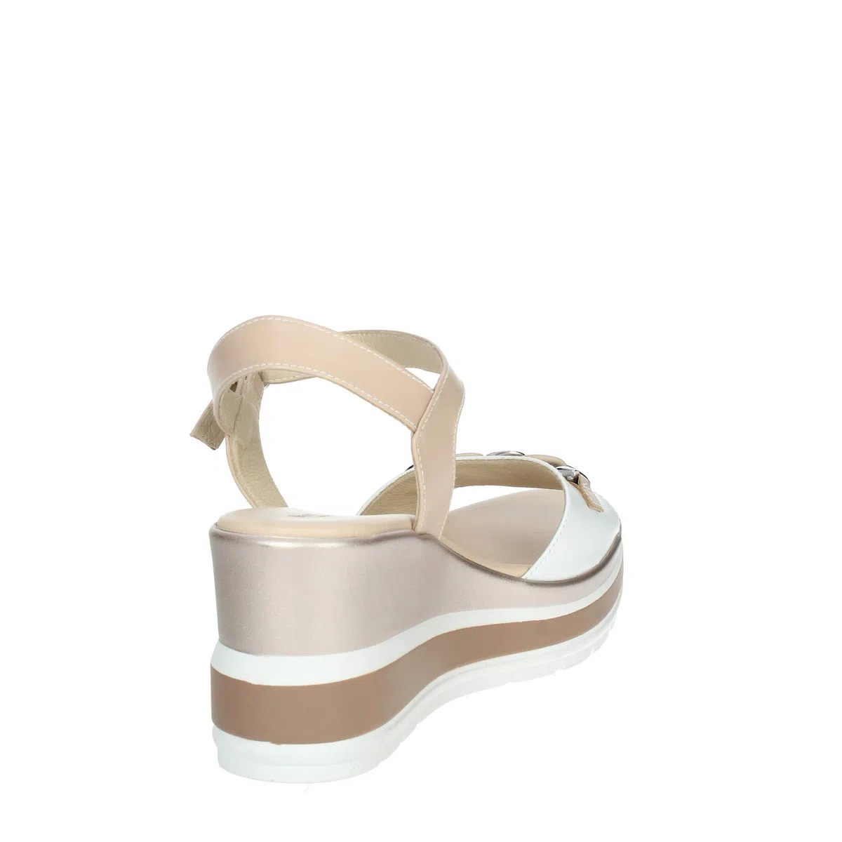 Nero Giardini Sandalo Platform in Pelle. Made in Italy