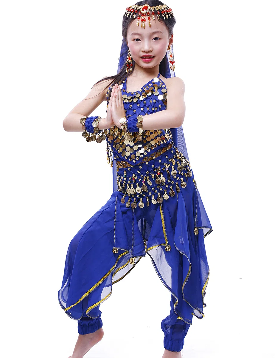 Astage Ragazze Orientale Halloween Ventre Danza Harem Pantaloni Sportivi Set