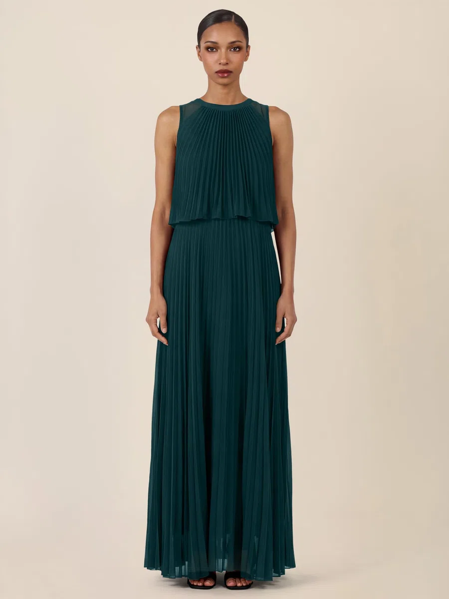 Apart Fashion Abito da Sera Lungo in Chiffon