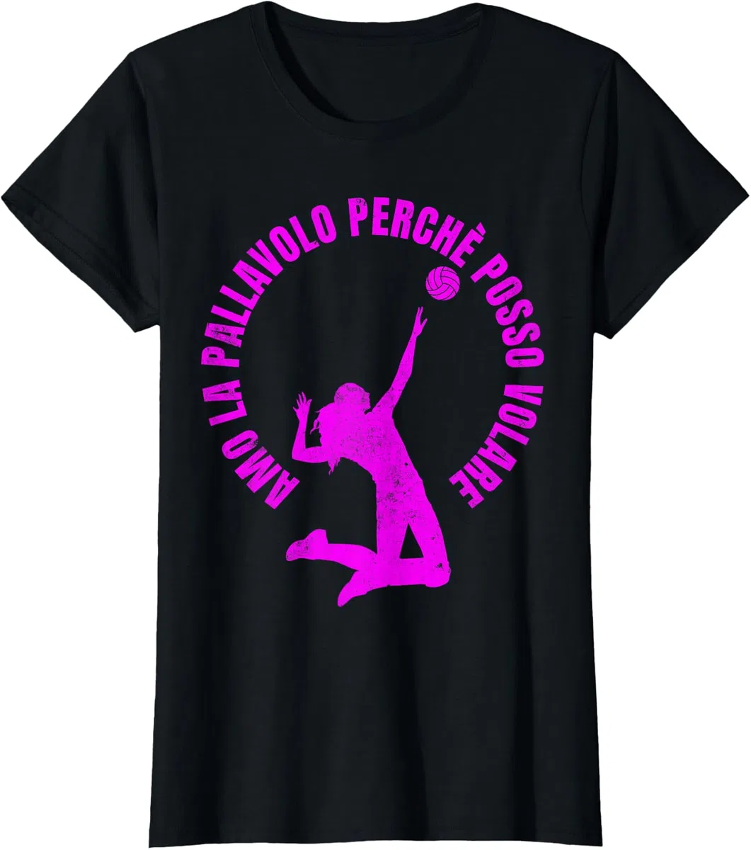 Pallavolo Volley Divertente Donna Regalo Maglietta