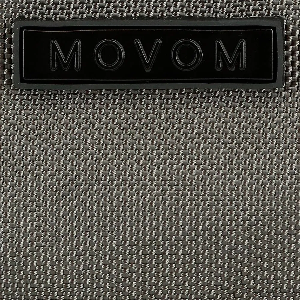 Movom Buster Borsa a tracolla Due scomparti Grigio 17x22x7,5 cm Poliestere con dettagli in pelle sintetica by Joumma Bags, grigio, Borsa a tracolla a due scomparti
