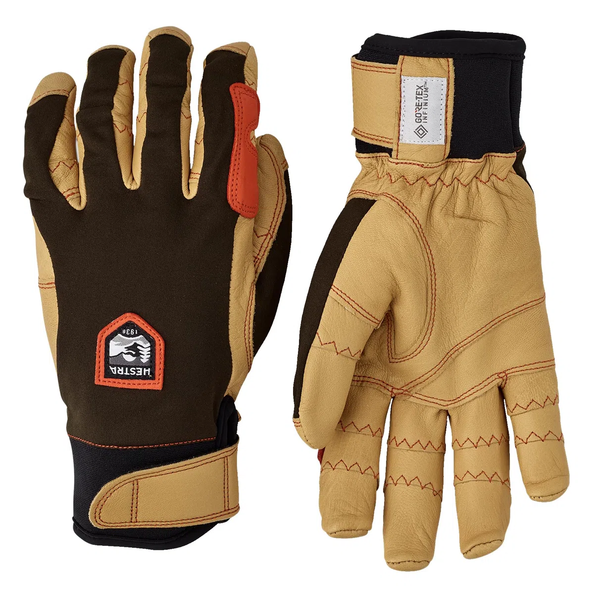 Hestra Ergo Grip Active - Guanti da Sci a 5 Dita, con Fodera per Autunno e Inverno