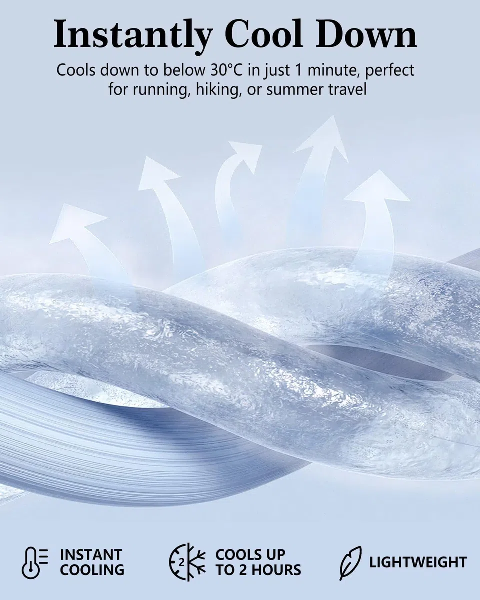 GADIEMKENSD Cappello da Corsa rinfrescante da Uomo, Cappello in Mesh performante – Eccellente Ventilazione, Leggero, Sicurezza Riflettente – Raffredda Fino a 2 Ore