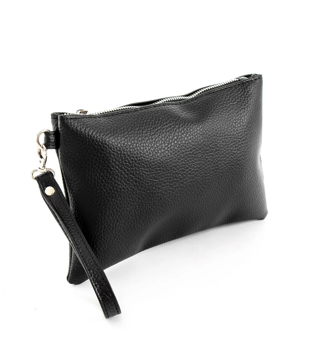 Borsello Da Polso Borsa A Mano Pochette Ecopelle Casual Accessorio Chiusura con Cerniera