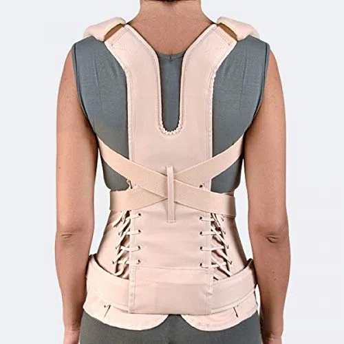 TIELLE CAMP - Modello Taylor Duo corsetto rigido dorsolombare con spallacci - Large