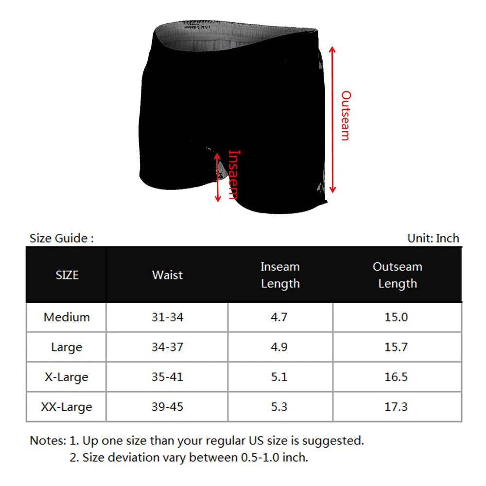 Uomo Bodybuilding Pantaloncini Fitness Corsa Corti Shorts Palestra Corti Cotone 5 "Inseam