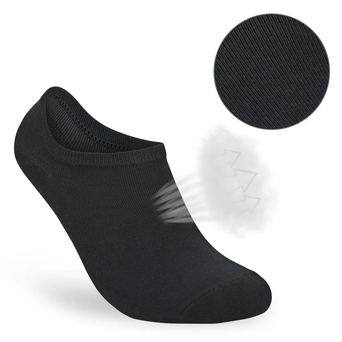 6 paia di calzini da ginnastica in bambù per donne e uomini, calzini alla caviglia, taglio basso, invisibili, antiscivolo, confezione multipla, casual, per sneaker, mocassini e scarpe da barca
