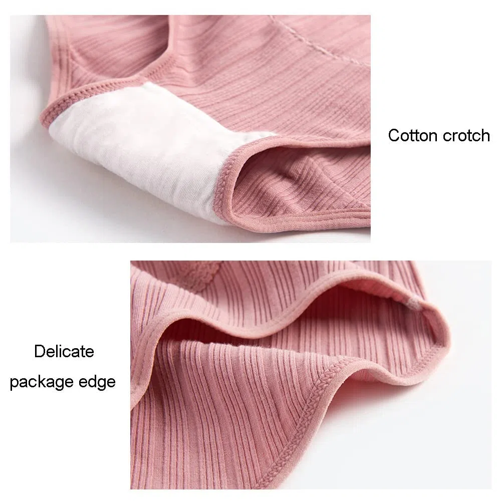 3 Pezzi Mutande Premaman Cotone Slip, Vita Alta Maternity da Donna per Gravidanza