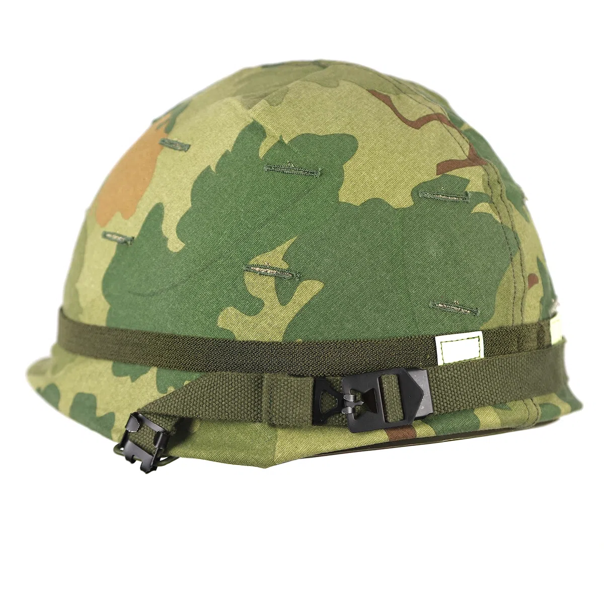 ANQIAO Guerra del Vietnam US M1 Casco con Mitchell Cover