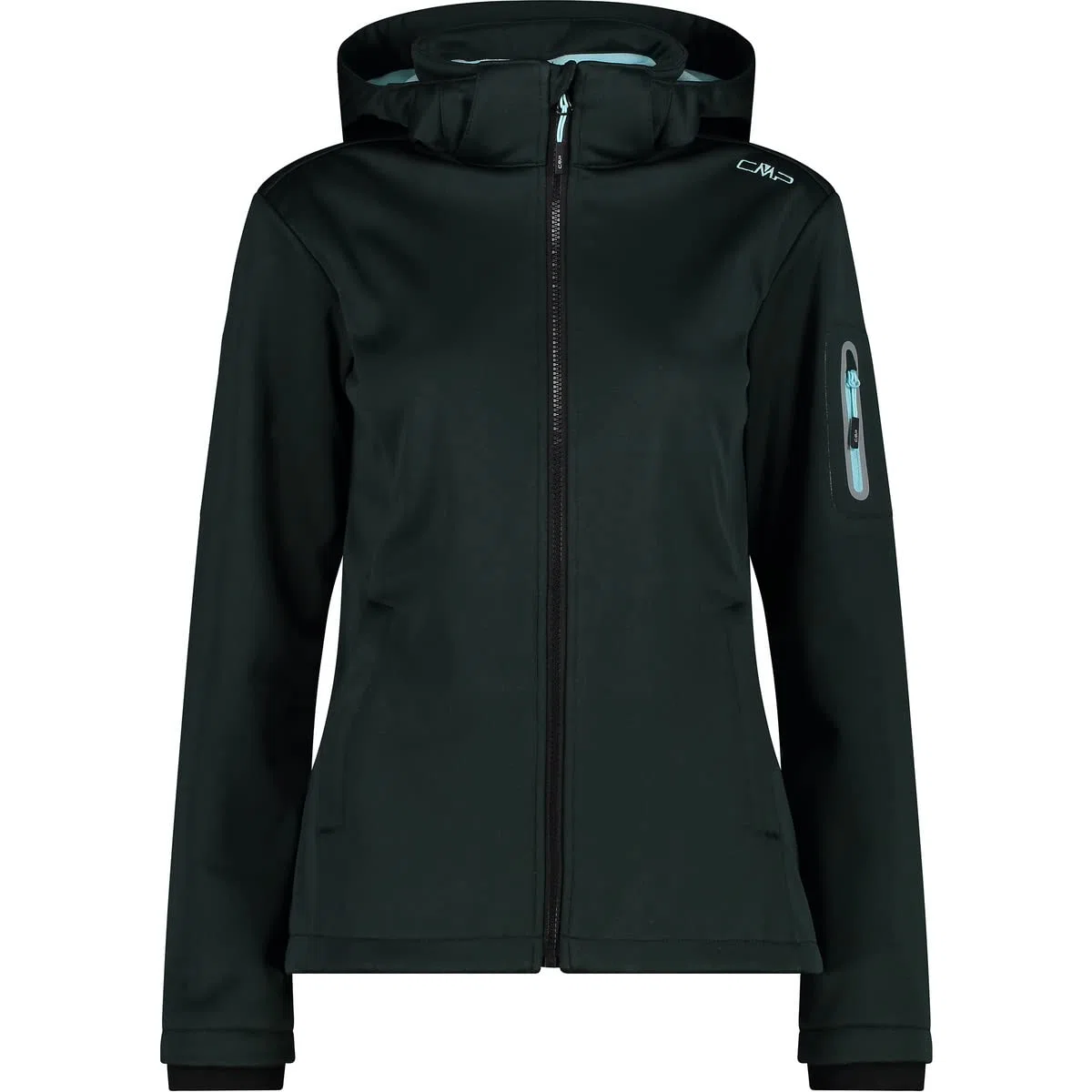 CMP Giacca Melange In Softshell Da Donna Con Cappuccio Removibile Giacca Donna