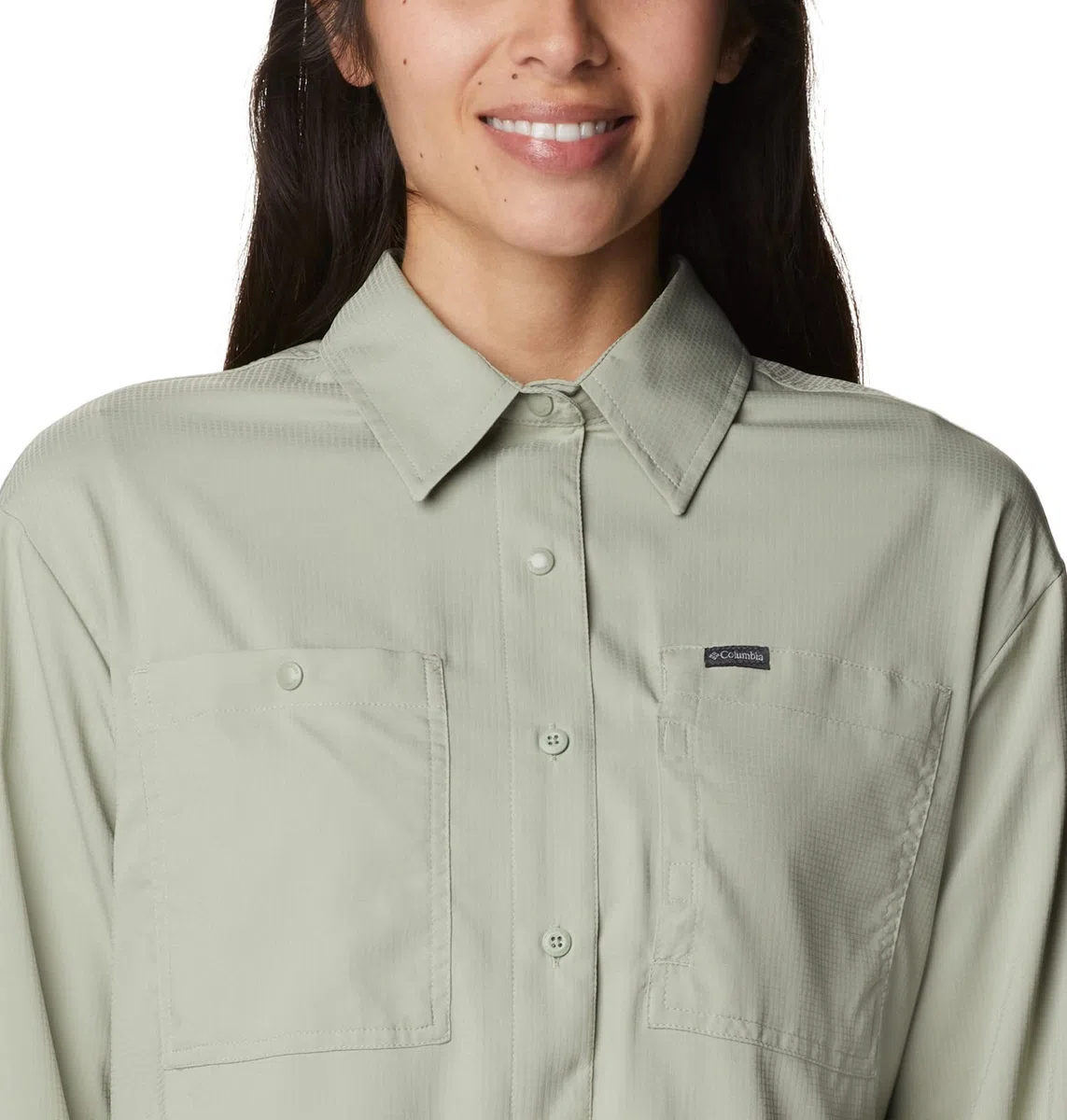 Columbia Silver Ridge Utility Patterned Long Sleeve Shirt Maglietta da Escursionismo Donna