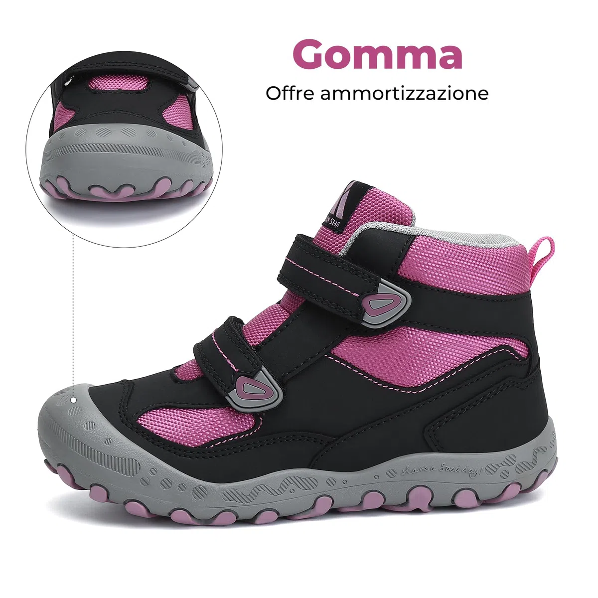 Mishansha Bambini Moda Calzature da Escursionismo Scarpe da Trekking Outdoor per Ragazzi e Ragazze