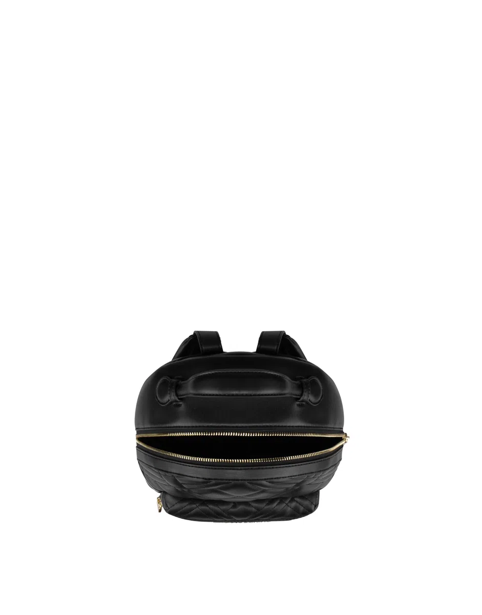 Love Moschino ZAINO QUILTED PU NERO GALV.ORO