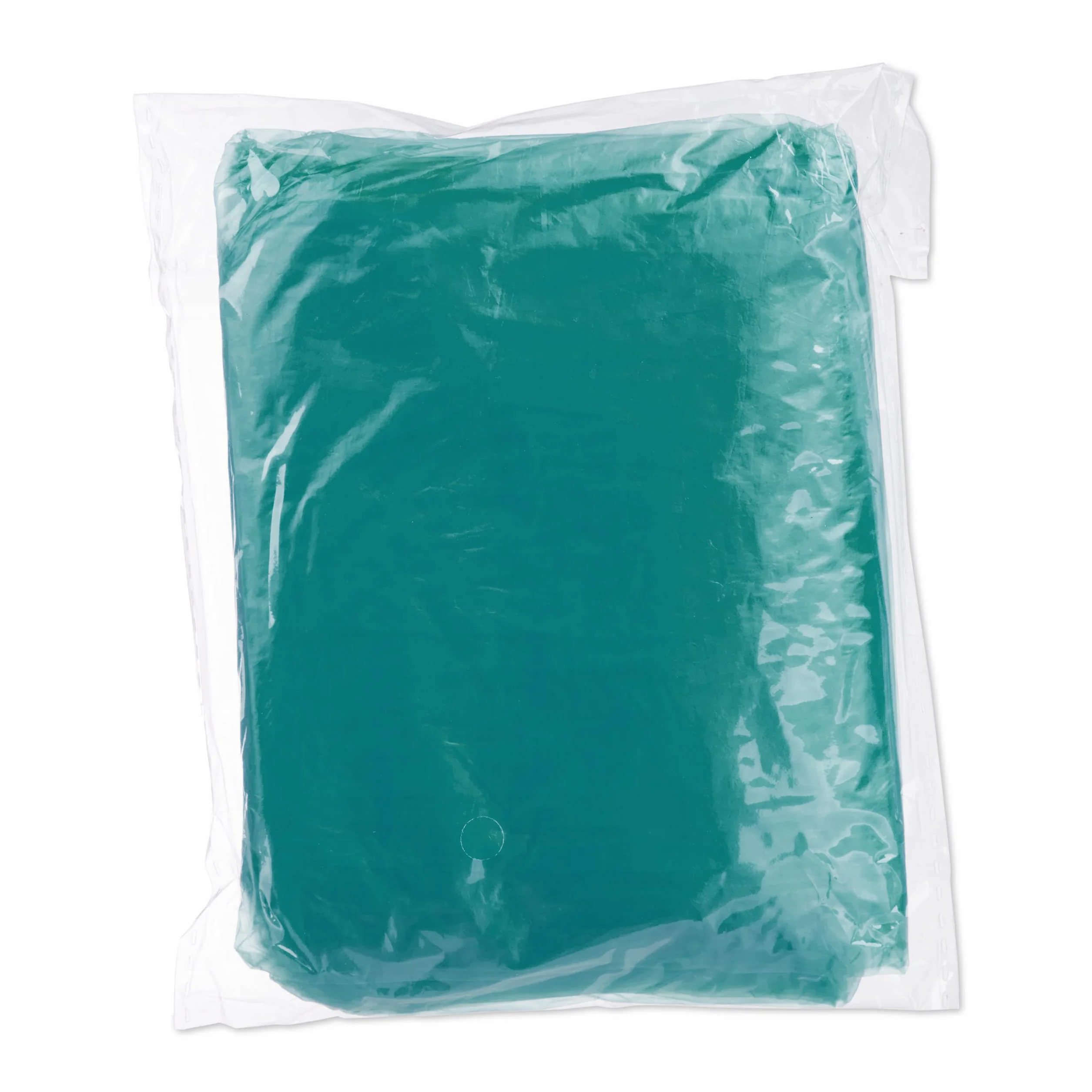 Relaxdays 100x Poncho Antipioggia, Set, Cappuccio, Mantellina Impermeabile per Adulti, Monouso, Unisex, PE, Verde