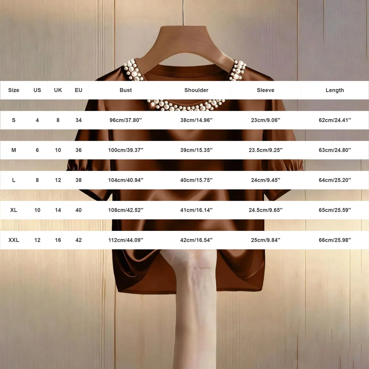 Camicia Donna Elegante Manica Corta,Camicie Raso Curvy Scollo a V con Perline,Blusa Estiva Eleganti Slim Fit Cerimonia,Camicetta Casual Ufficio Tinta Unita,Maglietta Leggera Sera Festa Shirt