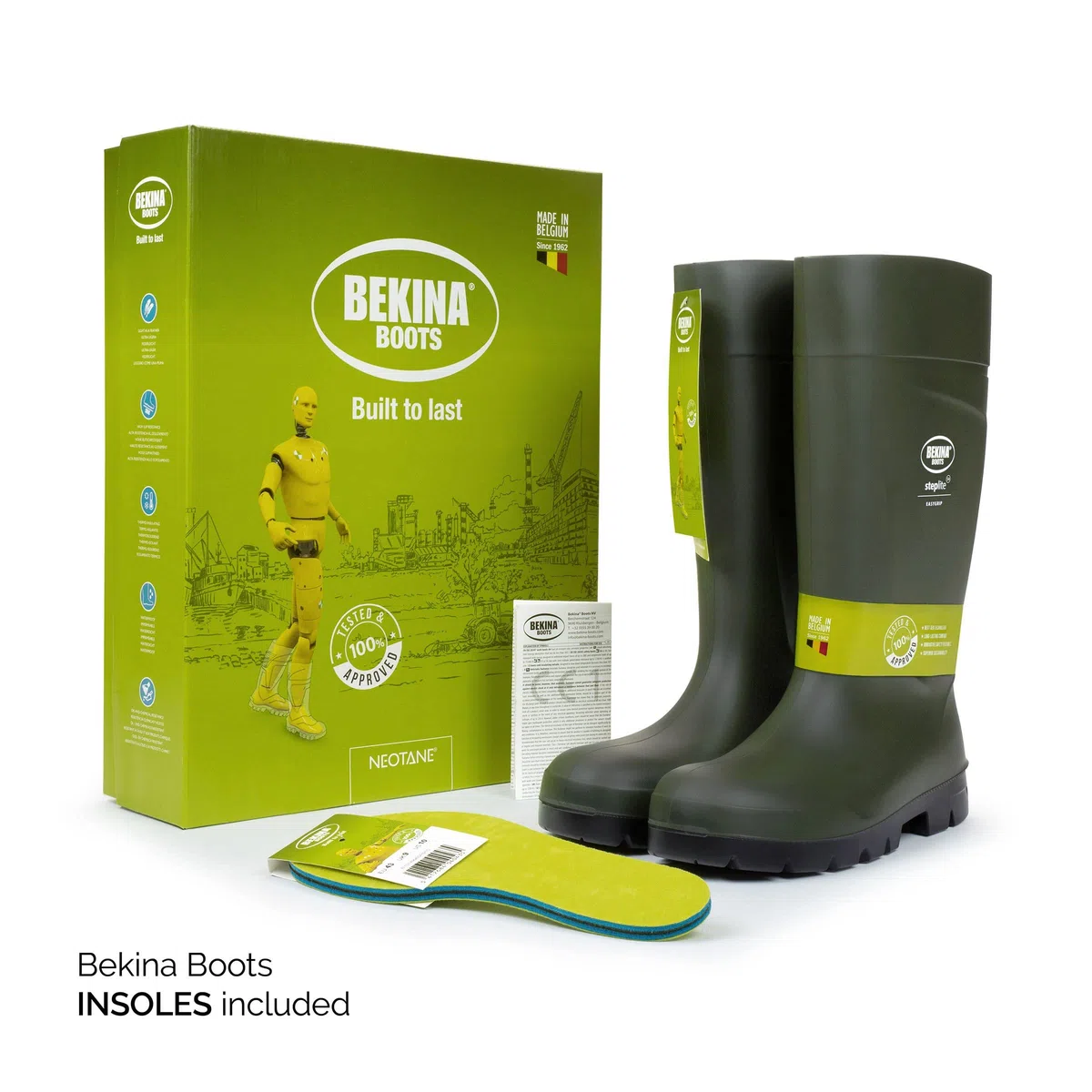 Bekina - Agrilite Steplite Easygrip S4 Groen, verde con punta in acciaio Unisex – Adulto