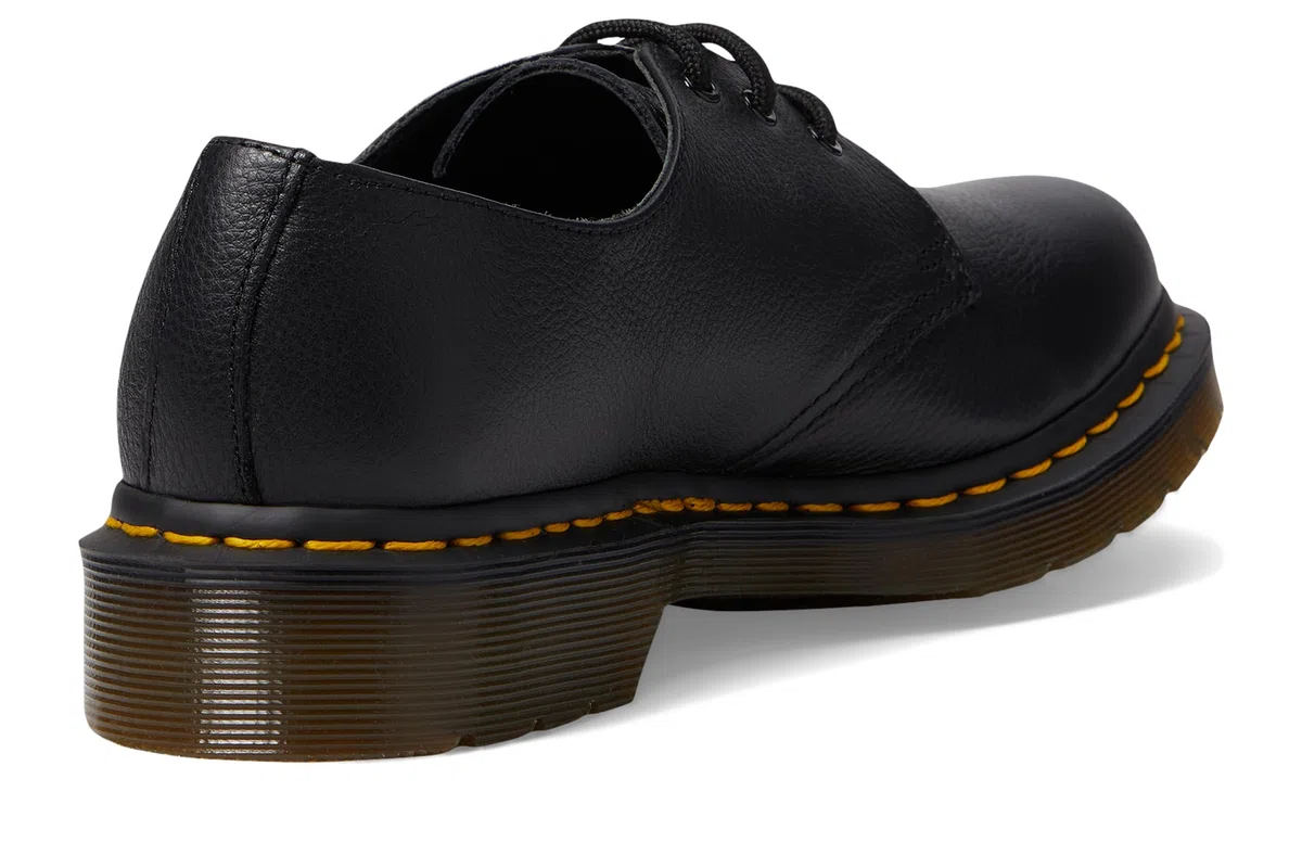 Dr. Martens 1461, Scarpe stringate Donna, Nero(Black Virginia), 38 EU