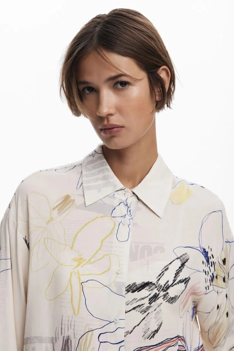 Desigual 25wwcw14 Blouse Donna (Pacco da 1)