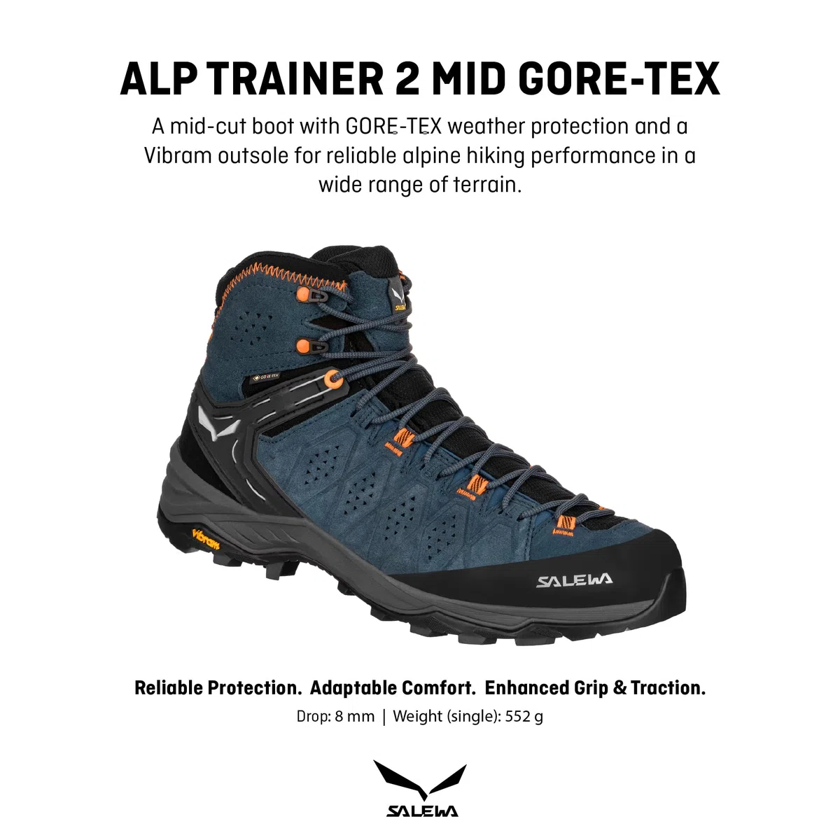 SALEWA Ms Alp Trainer 2 Mid Gtx Scarponi da trekking e da escursionismoUomo