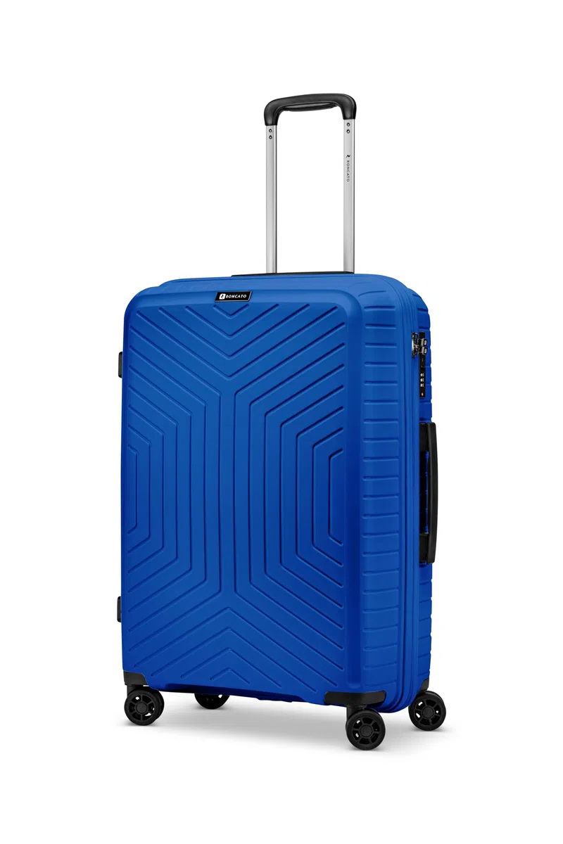 Ciak Roncato R Roncato Hexa Trolley MEDIO 67cm-4R Polipropilene ultra leggero (BLU ROYAL)