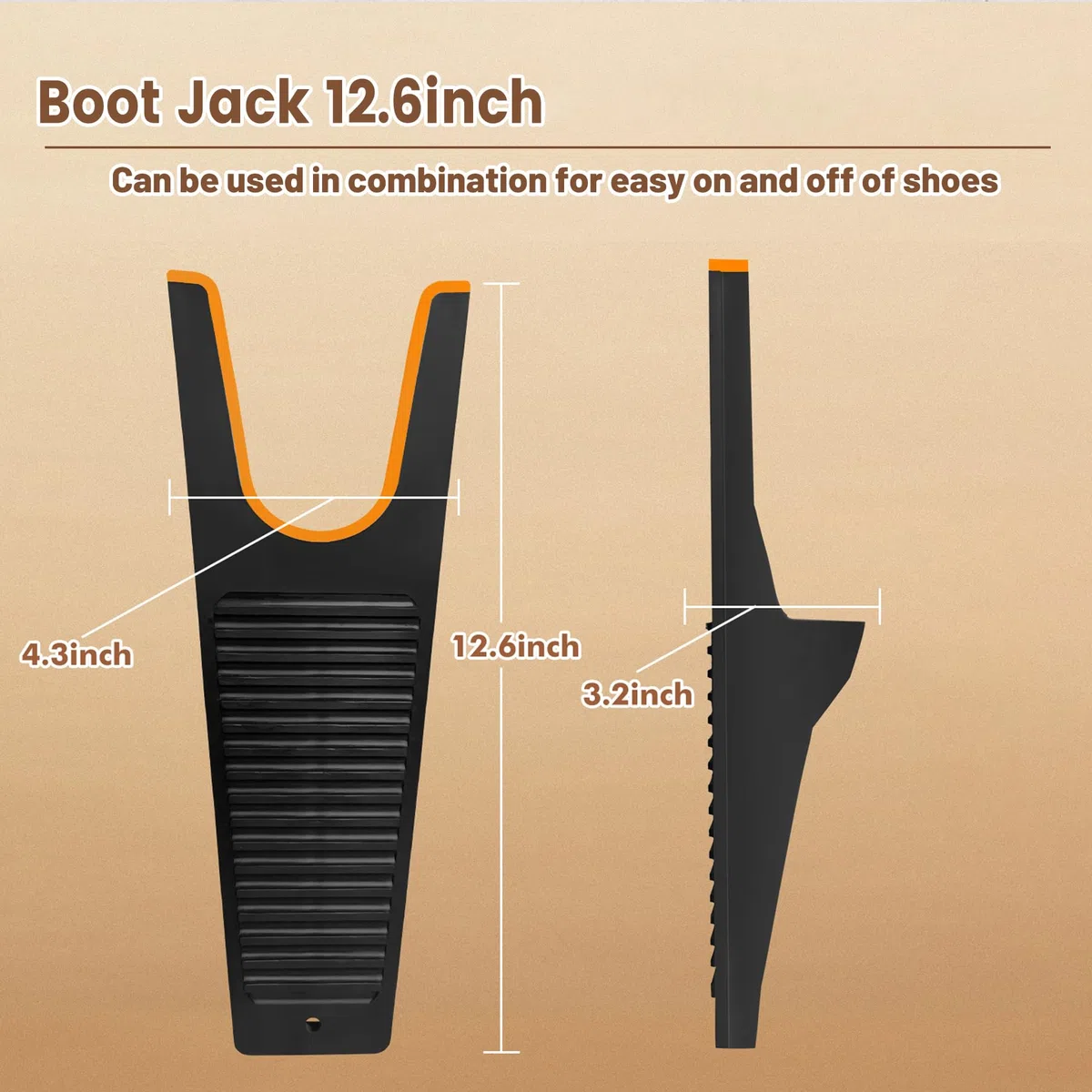 ZOMAKE Boot Jack, strumento di rimozione per stivali da cowboy, strumento di rimozione per uomini e donne