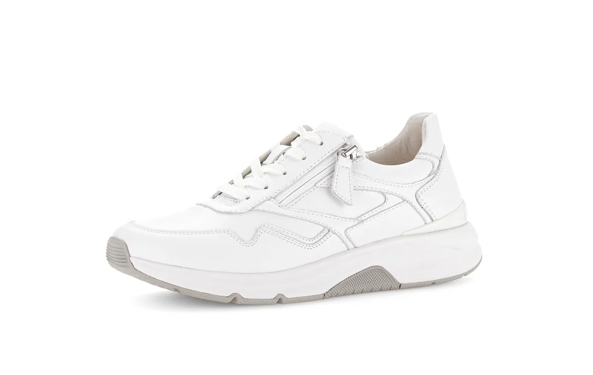 Gabor Sneaker basse da donna, Bianco 51, 42 EU