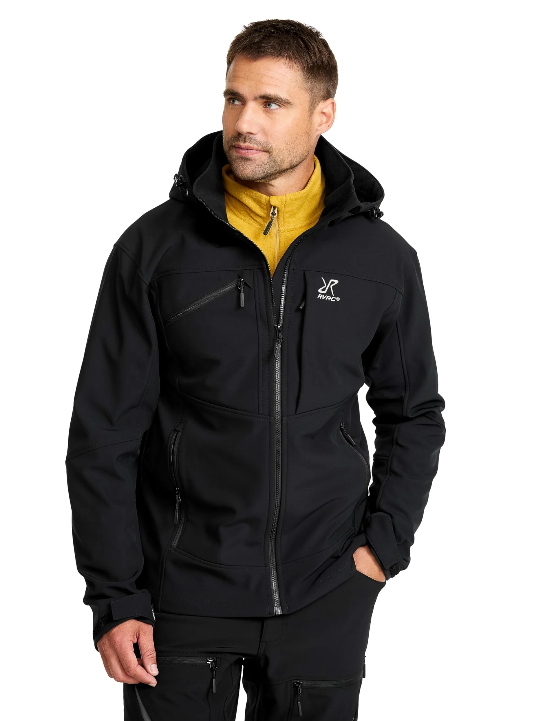 RevolutionRace Hiball Softshell Jacket da Uomo, Giacca da Esterno per Escursionismo