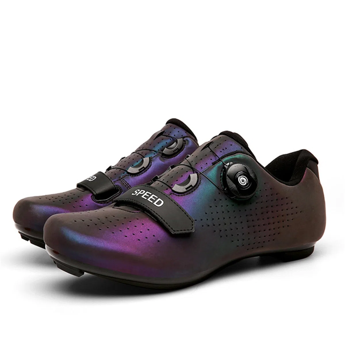 Hixingo Scarpe da Ciclismo Uomo Strada, Donna Scarpe da Strada e Mountain Bike con Suola in Gomma, MTB Scarpe da Bicicletta Scarpe da Equitazione per Interni Antiscivolo e Traspiranti