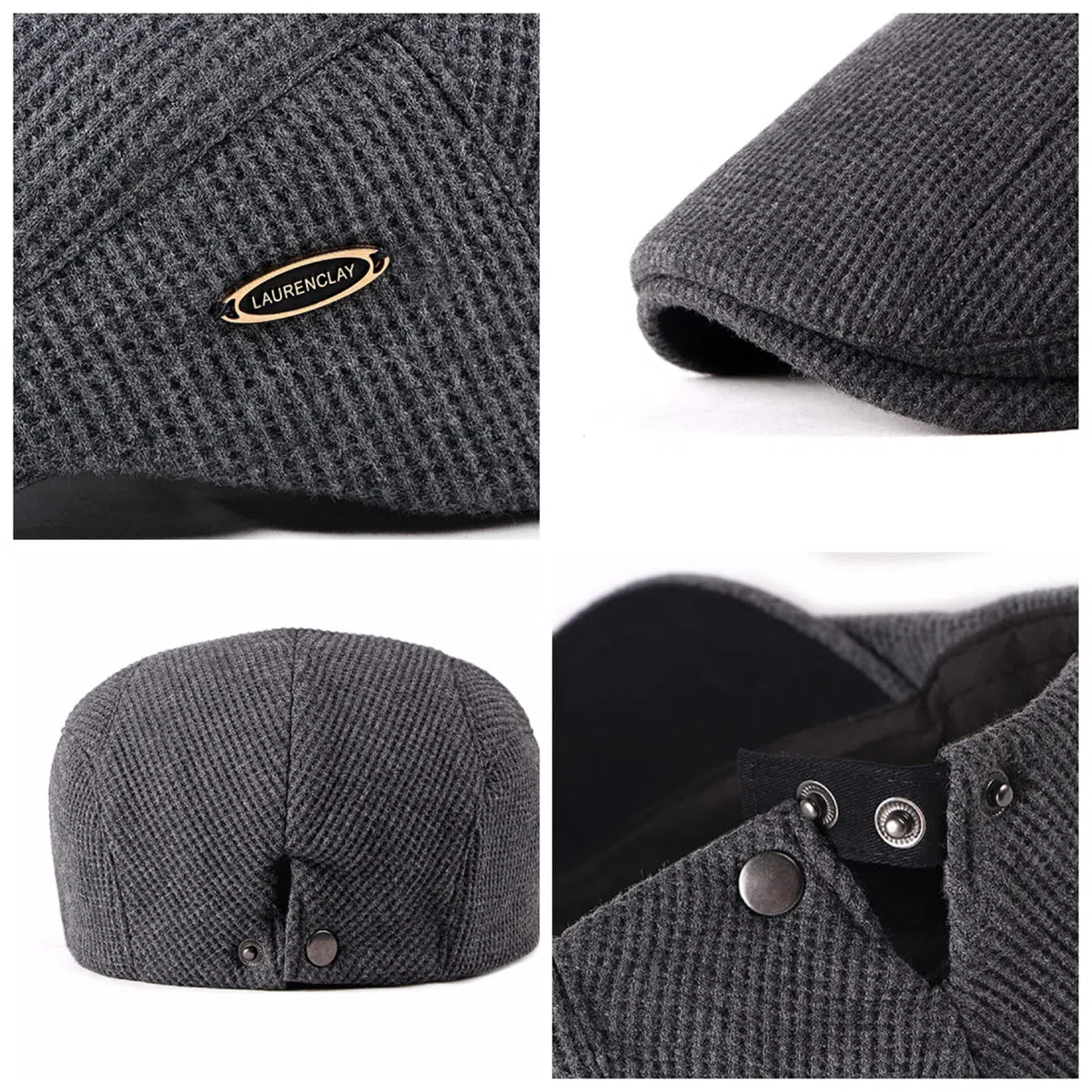 Berretto Piatto Baschi Scozzesi Coppola Uomo, Regolabile Berretto Irlandese Cappelli di Edera Flat cap