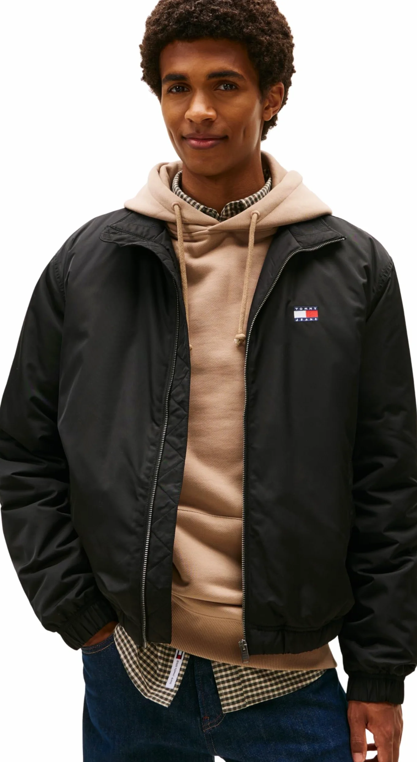 Tommy Jeans Giacca imbottita da uomo TJM Essential EXT DM0DM21936, nero (nero), 3XL, NERO (Nero), 3XL Plus