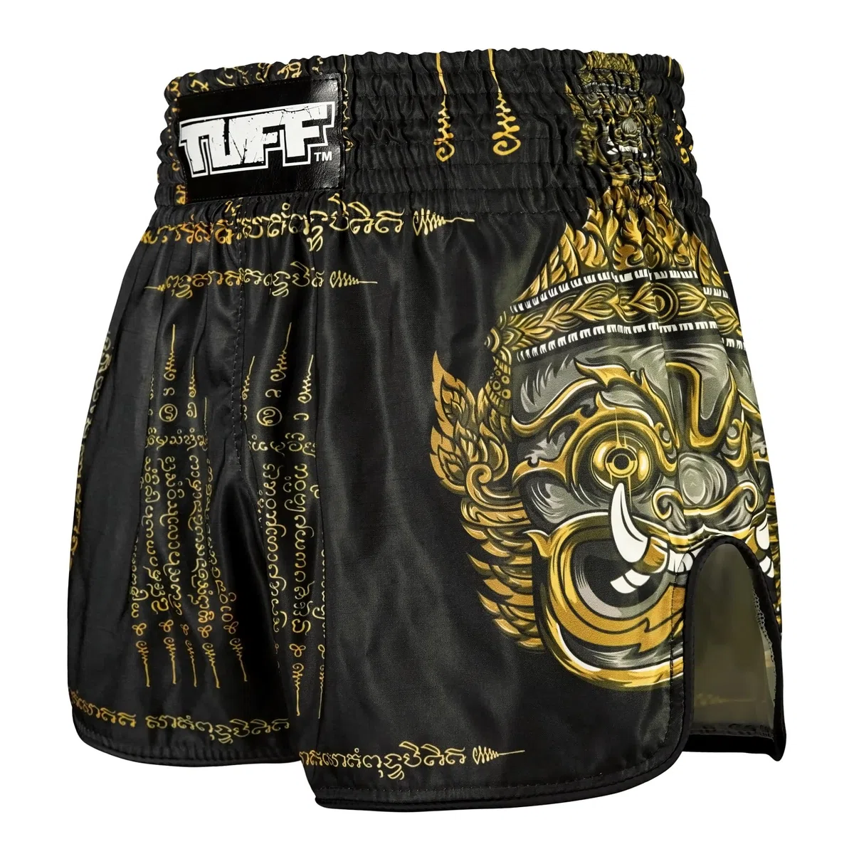 Tuff Sport Pantaloncini da Muay Thai, stile retrò, taglio slim classico, MMA, kickboxing, set da allenamento