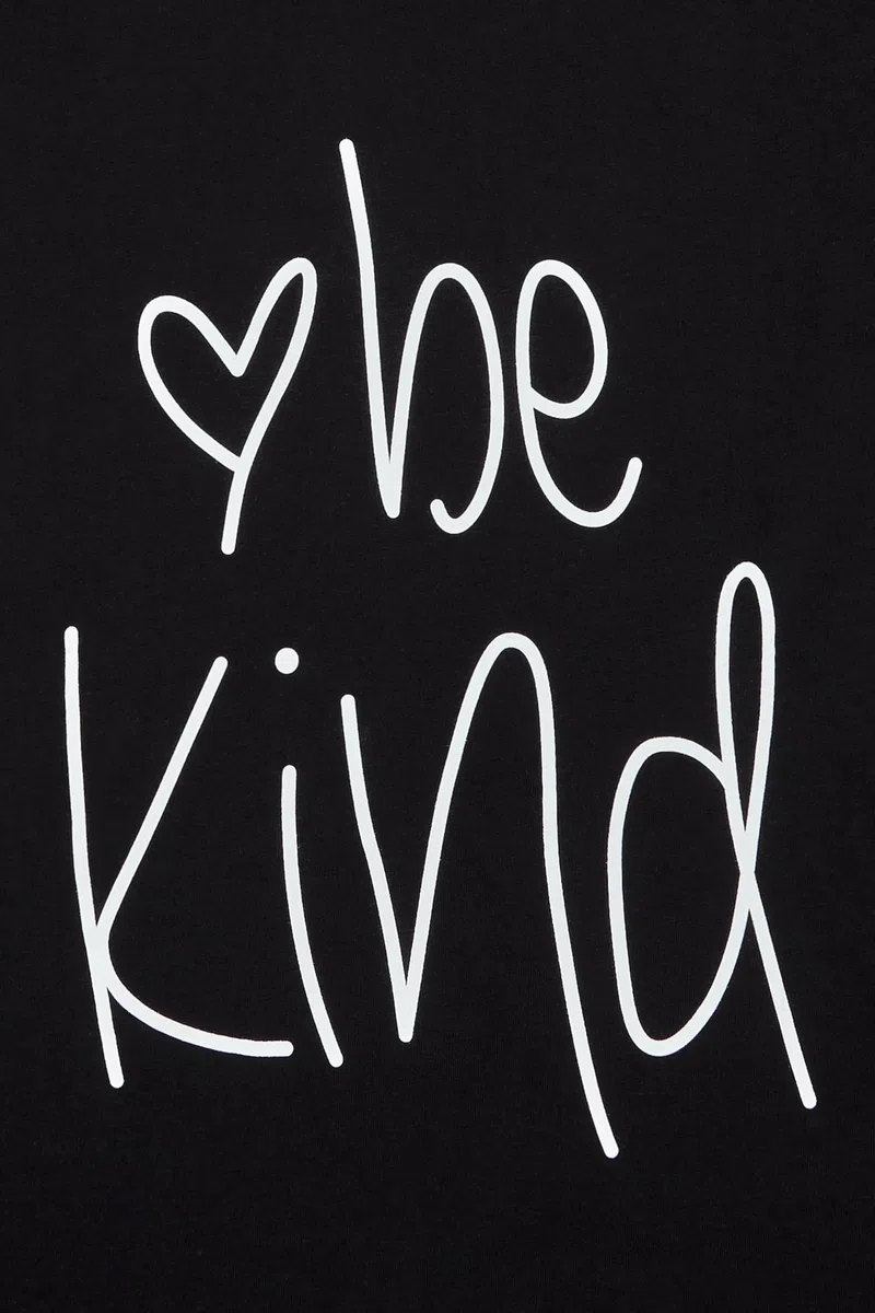 thepyjamafactory Be Kind Love Ragazze Corta Cotone Pigiama Pjs per Bambini
