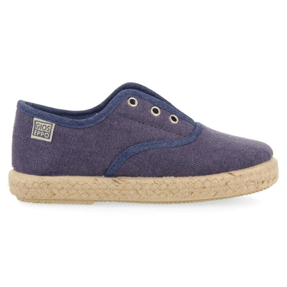 GIOSEPPO Espadrillas Grigie Tipo Oxford Bambino