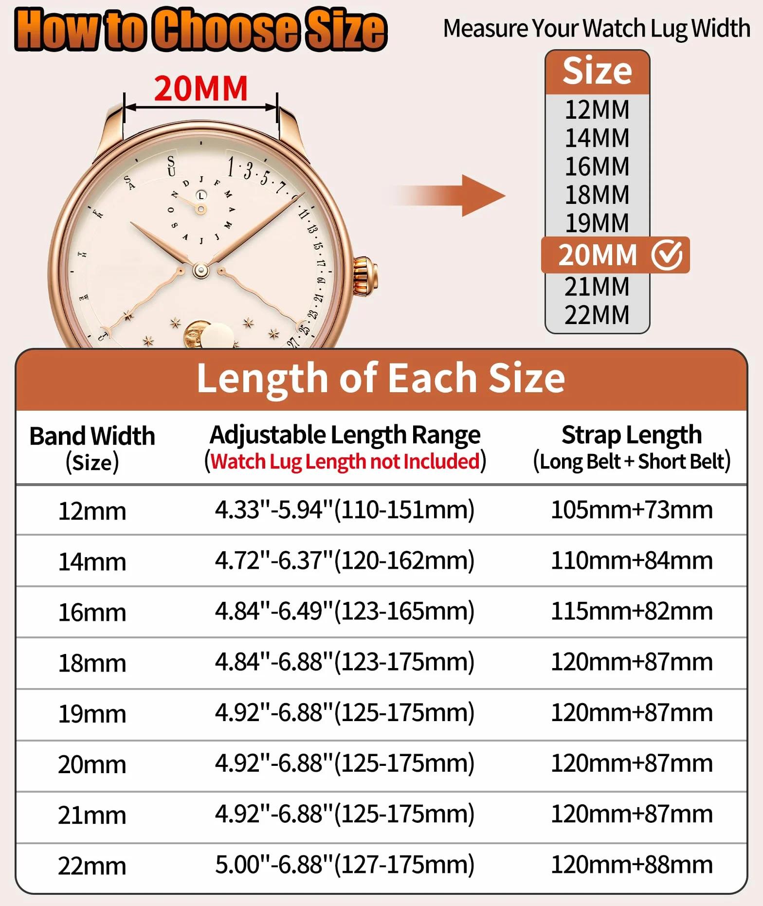 BINLUN Cinturino per Orologi in Pelle 22mm 21mm 20mm 19mm 18mm 16mm 14mm 12mm Multicolore Pelle Cinturino per Uomo Donna Cinturino di Ricambio a Sgancio Rapido con Argento Fibbia per Smartwatch