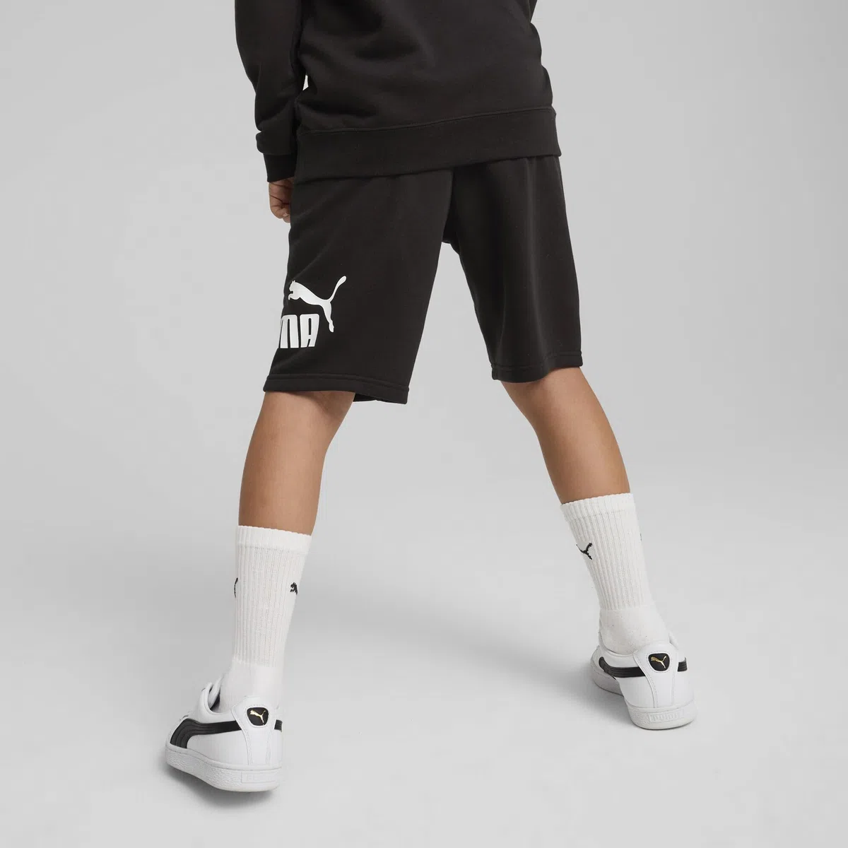 PUMA - Ess No. 1 Logo Shorts TR B, Pantaloncini Lavorati a Maglia Bambini e Ragazzi