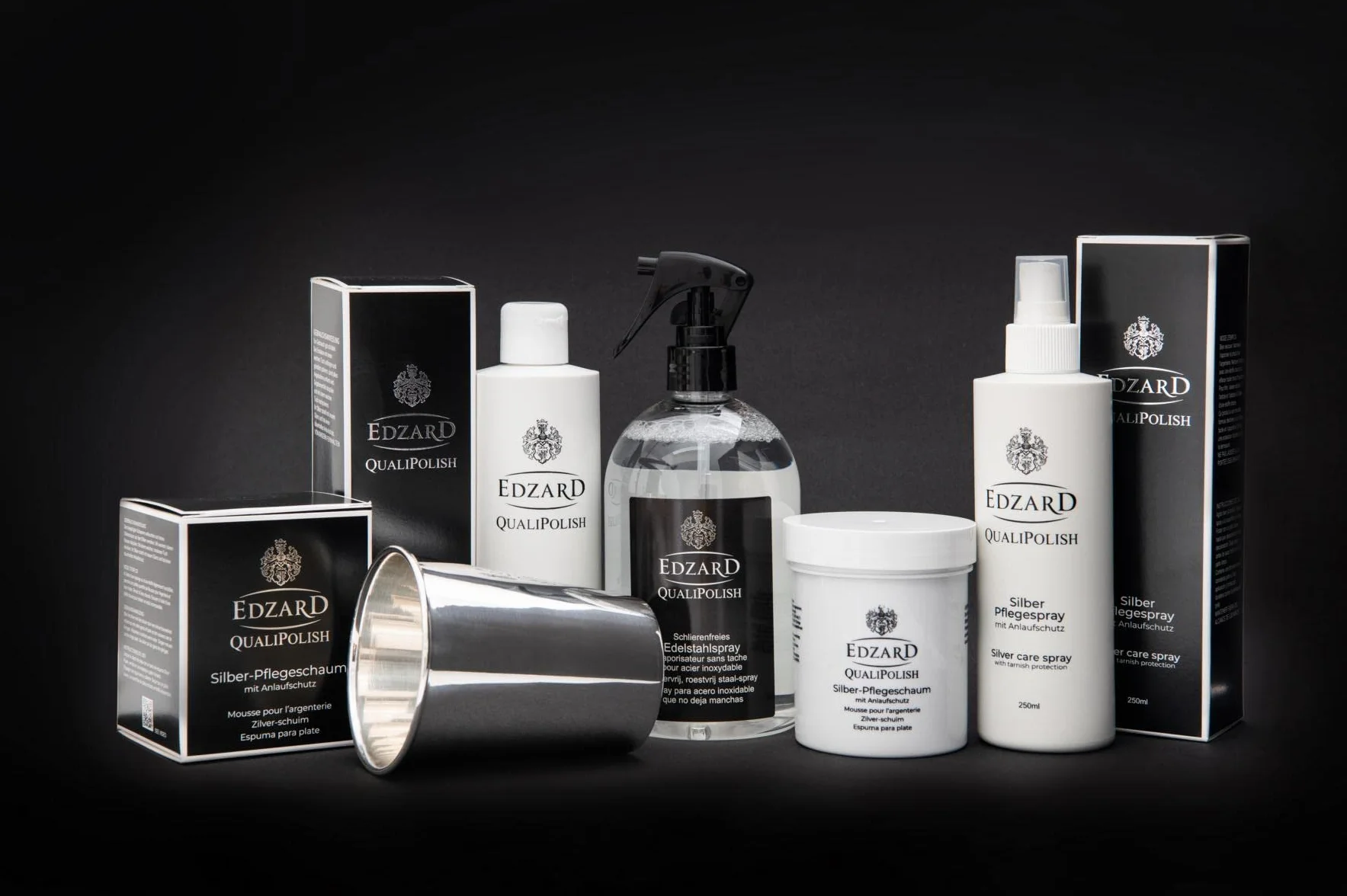 EDZARD Qualipolish spray per pulire argento antiossidante(250 ml spray per pulire)