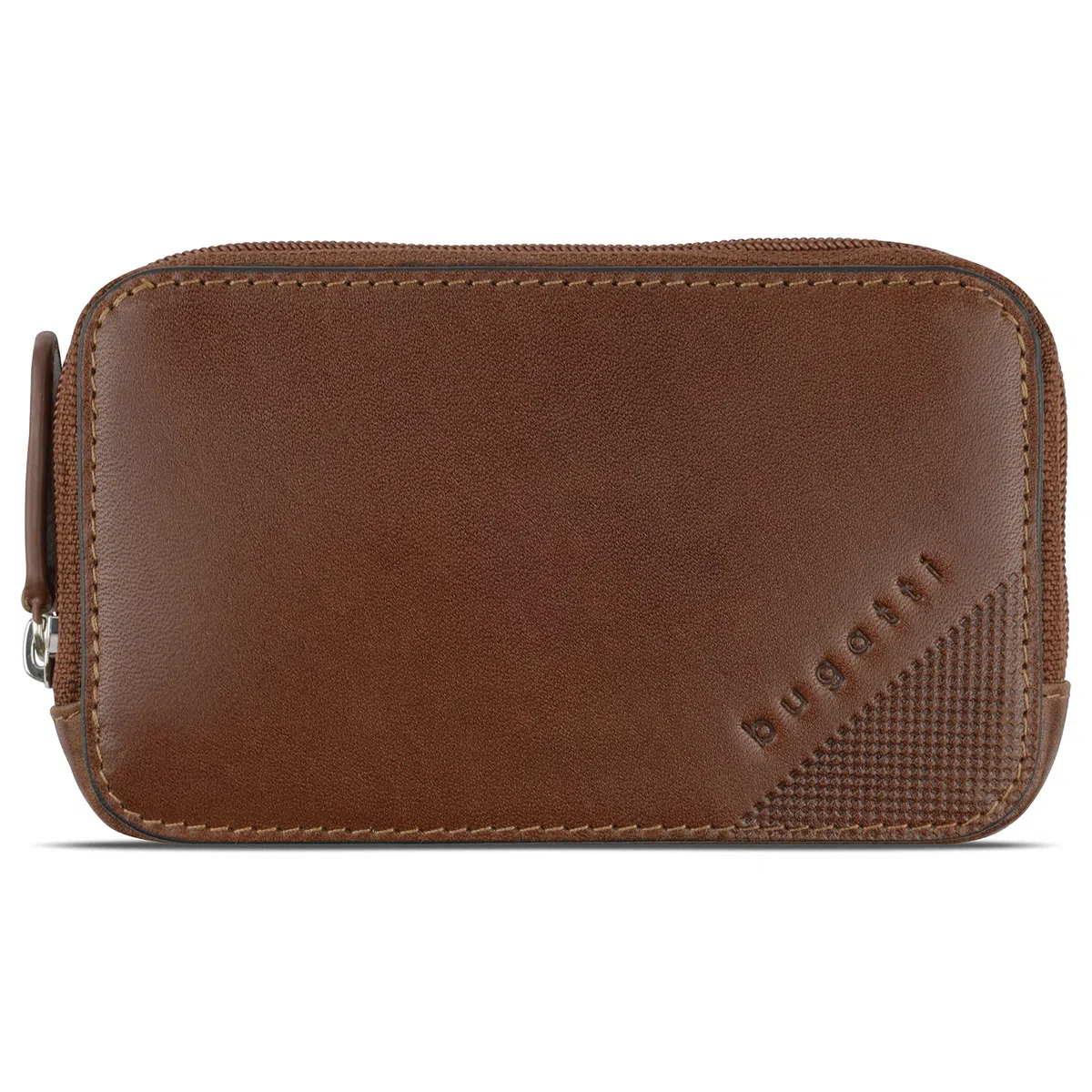 bugatti Nobile Portachiavi in vera pelle, custodia realizzata a mano, RFID - in elegante confezione regalo