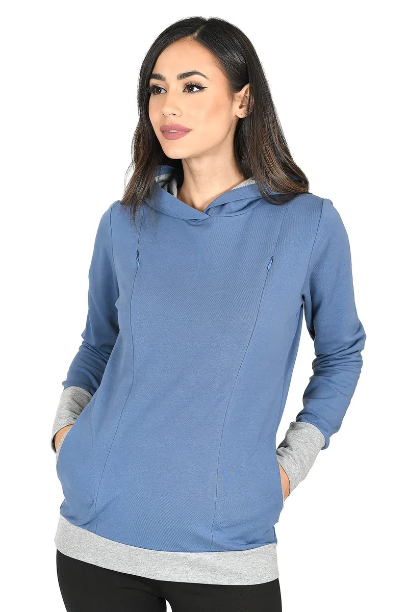 Mija - Pullover Mona 2 in 1 Premaman/Allattamento 1035