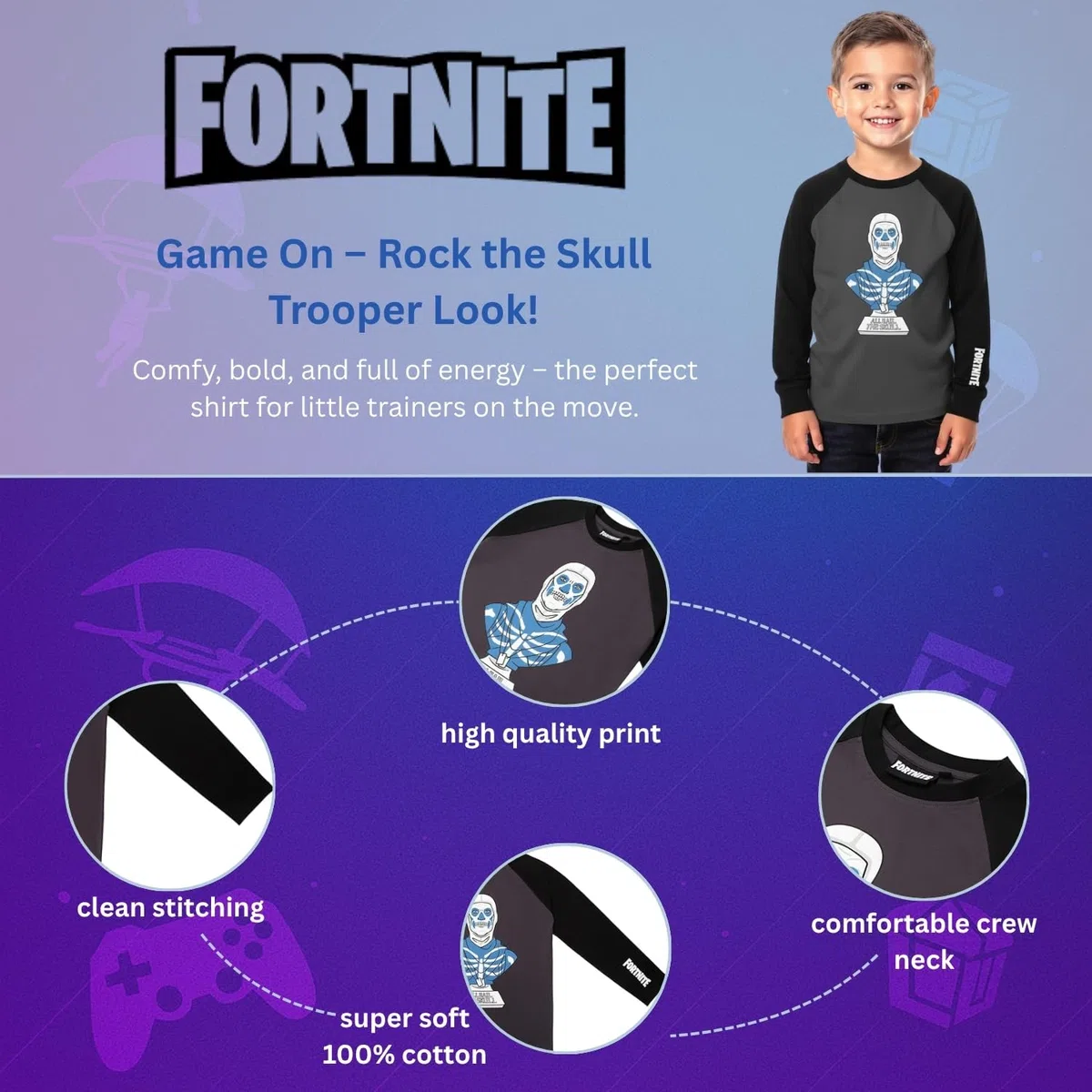 Fortnite Maglietta a maniche lunghe